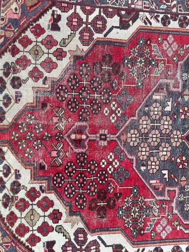 Vintage Mazlaghan Rug, 1940s