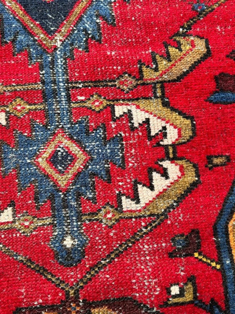 Vintage Mazlaghan Rug, 1950s