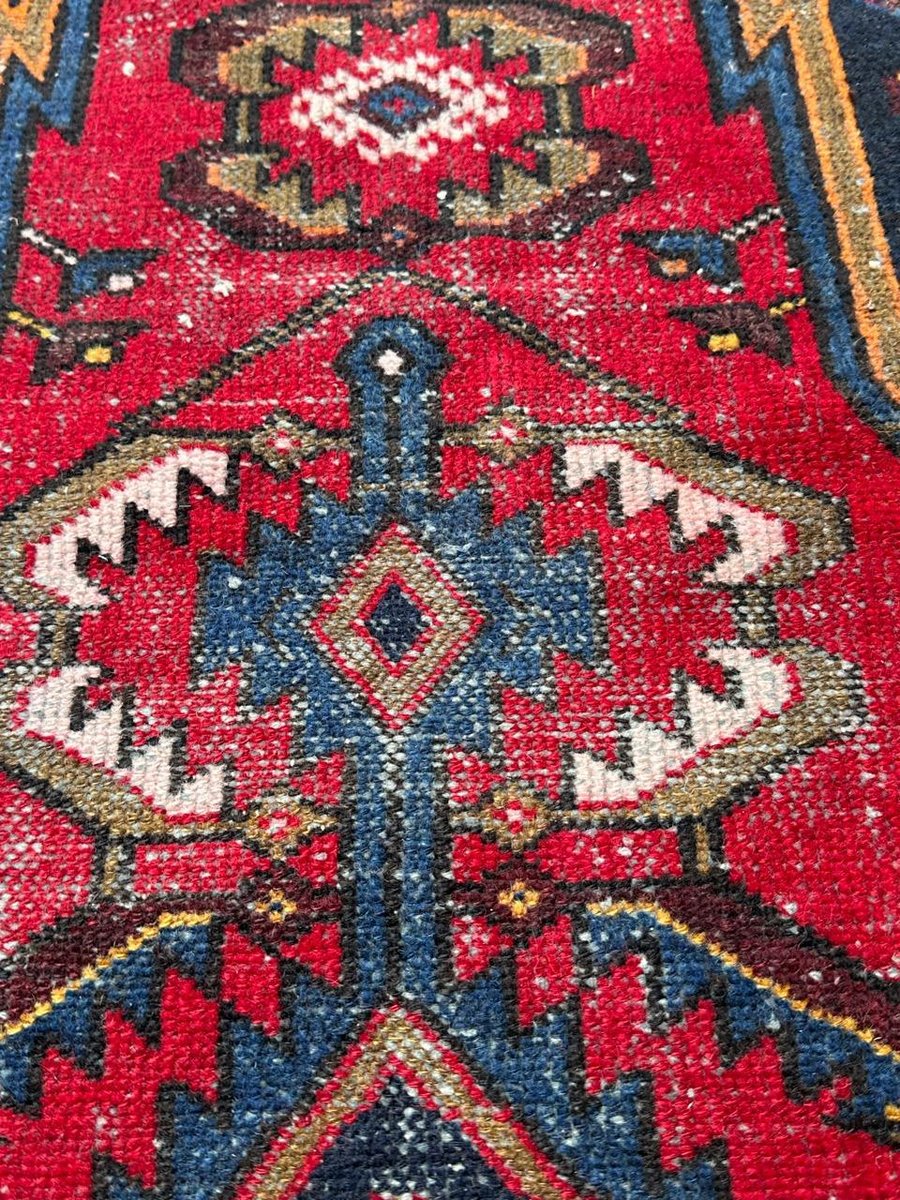 Vintage Mazlaghan Rug, 1950s