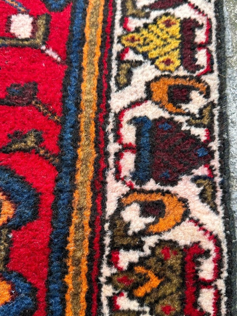 Vintage Mazlaghan Rug, 1950s