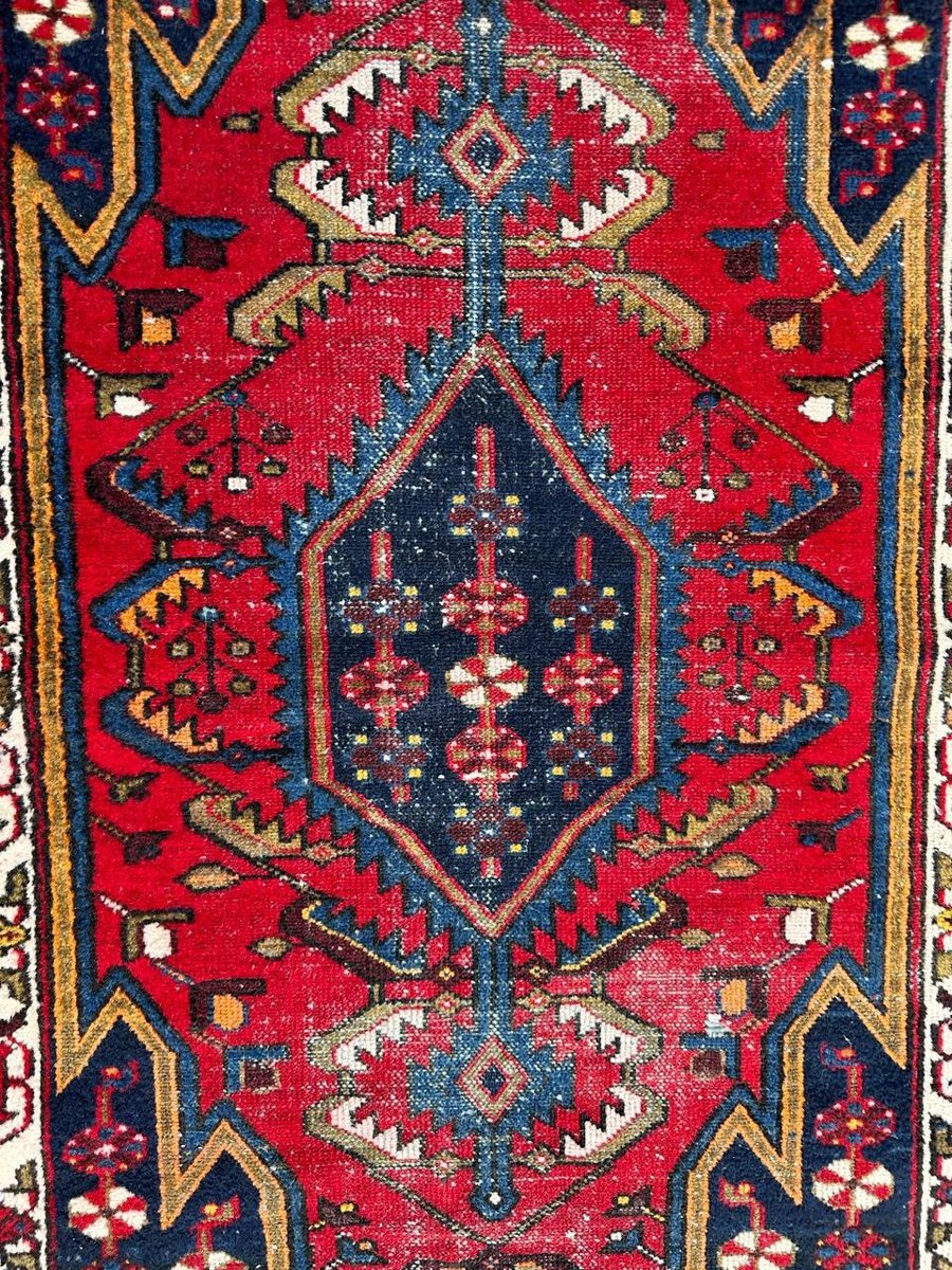 Vintage Mazlaghan Rug, 1950s