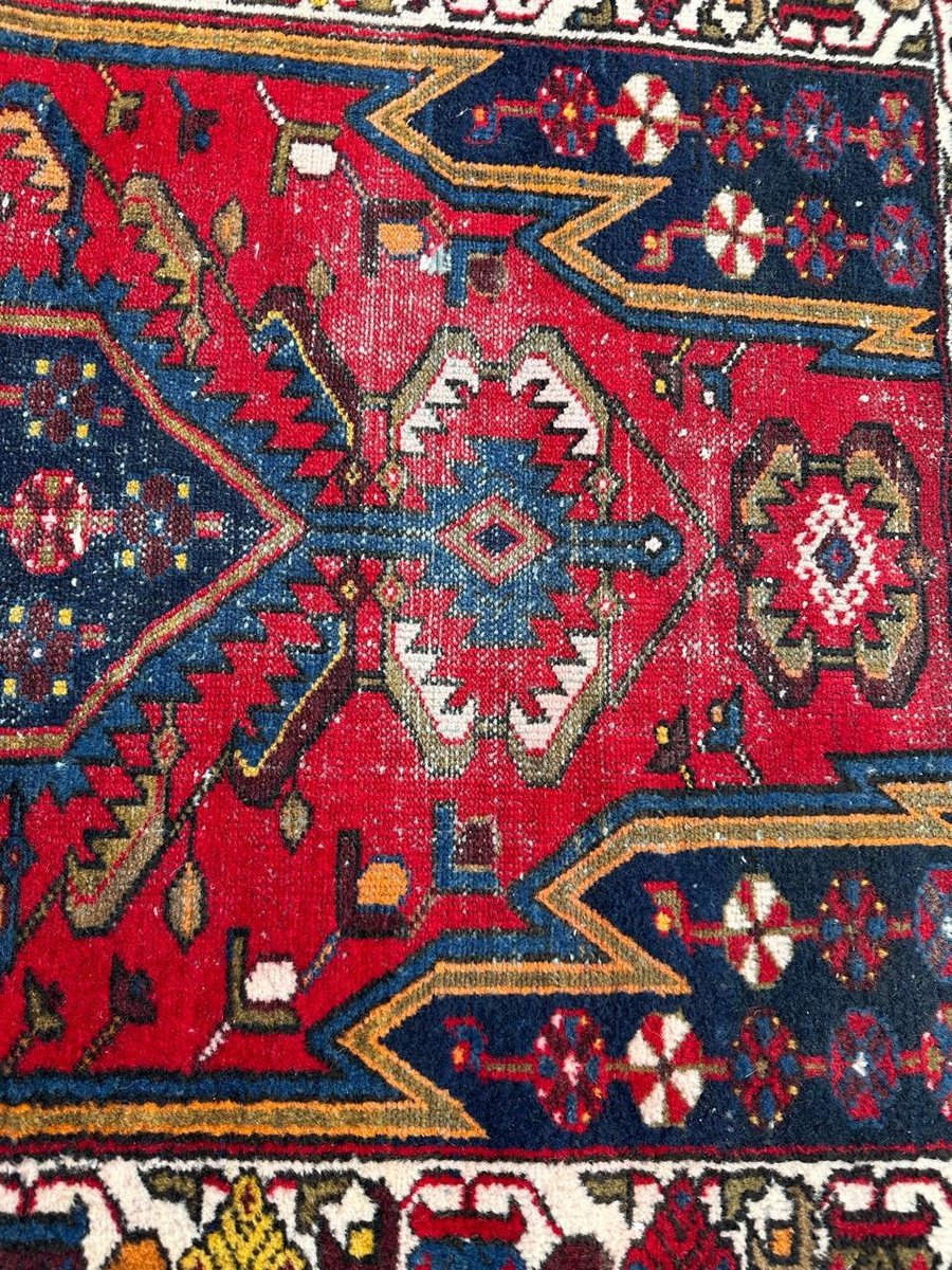 Vintage Mazlaghan Rug, 1950s