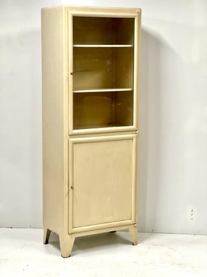 Vintage Medical Cabinet in Iron and Glass, 1950s-ALG-1820188