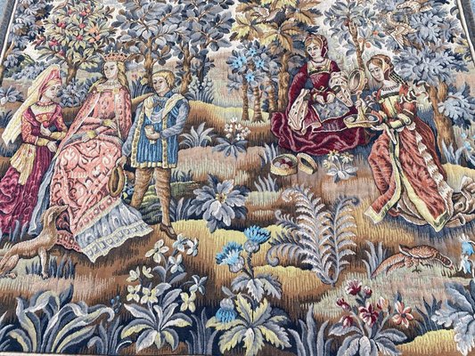 Vintage Medieval Design French Tapestry-YMM-1062226