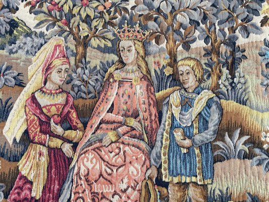 Vintage Medieval Design French Tapestry-YMM-1062226