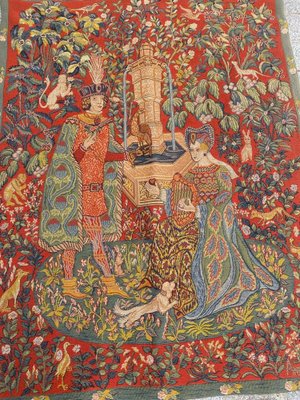 Vintage Medieval Style Jaquar Tapestry, 1980s-YMM-1377956