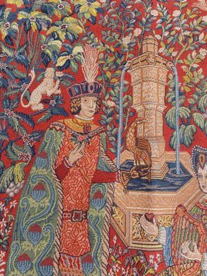 Vintage Medieval Style Jaquar Tapestry, 1980s-YMM-1377956