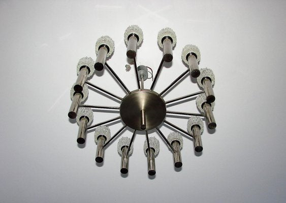 Vintage Metal Chandelier by Scolari, 1970s-XHP-1250679