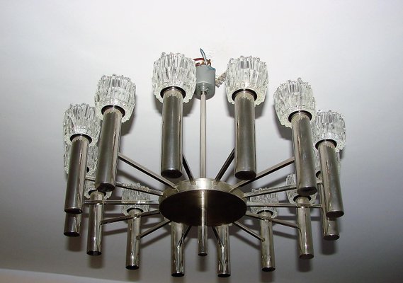 Vintage Metal Chandelier by Scolari, 1970s-XHP-1250679