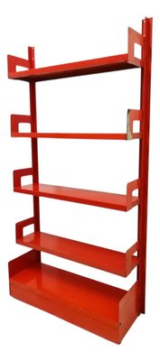 Vintage Metal Congresso Bookcase from Lips Vago, 1960s-FIP-770281