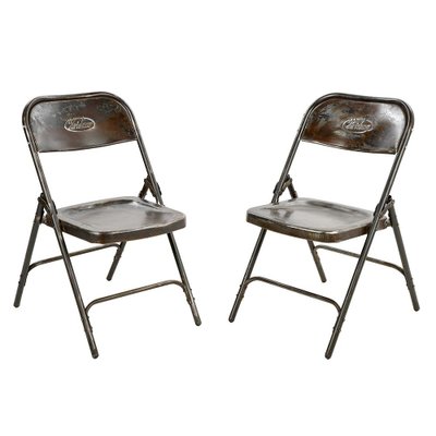 Vintage Metal Folding Chair-NQ-1803329