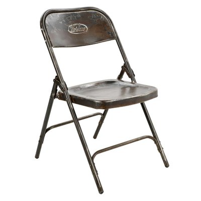 Vintage Metal Folding Chair-NQ-1803329