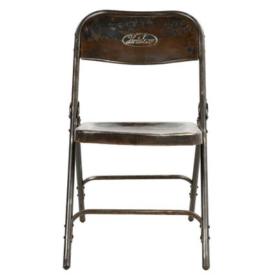 Vintage Metal Folding Chair-NQ-1803329