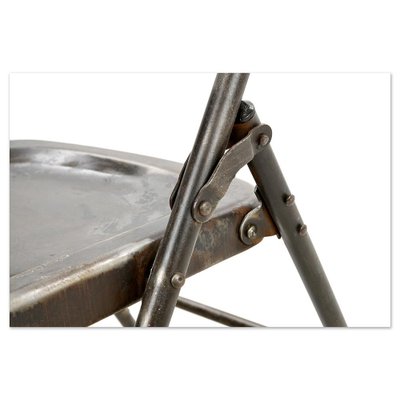 Vintage Metal Folding Chair-NQ-1803329