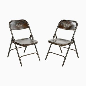 Vintage Metal Folding Chair-NQ-1803329