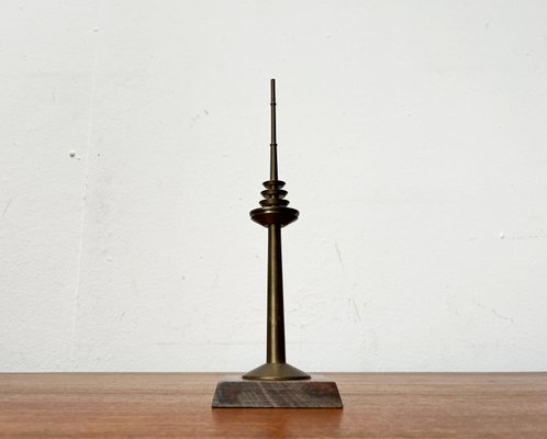 Vintage Metal Hamburg Telemichel TV Tower Model, 1970s-UAH-2041715