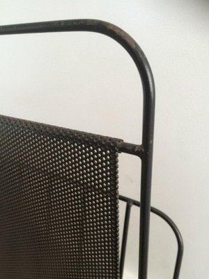 Vintage Metal Magazine Rack by Mathieu Matégot, 1950s-BA-1365622