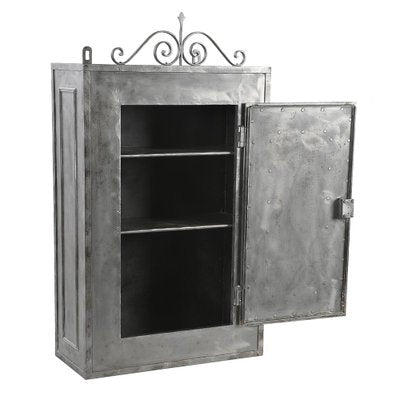 Vintage Metal Wall Wardrobe-NQ-1721216