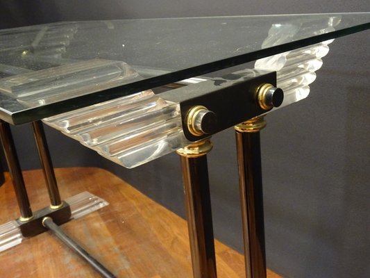 Vintage Methacrylate Console Table-NUC-632875