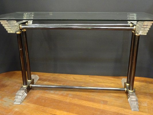 Vintage Methacrylate Console Table-NUC-632875