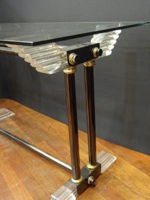 Vintage Methacrylate Console Table-NUC-632875