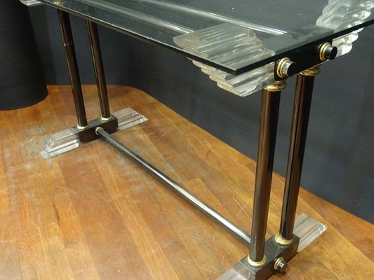 Vintage Methacrylate Console Table-NUC-632875