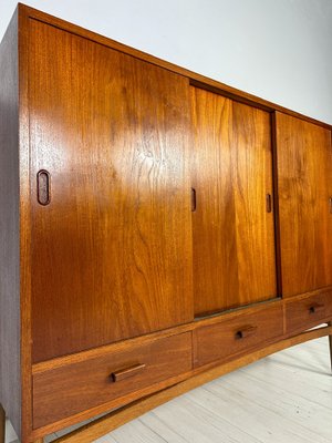 Vintage Mid-Century Danish Teak Highboard, 1960s-XCQ-2042903