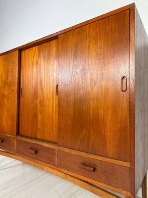 Vintage Mid-Century Danish Teak Highboard, 1960s-XCQ-2042903