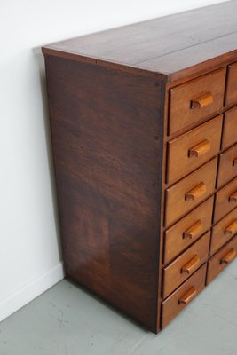 Vintage Mid-Century Dutch Mahogany Apothecary Cabinet-XO-1704061