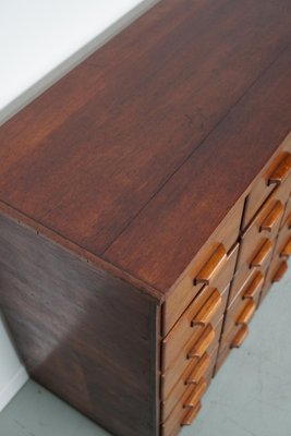 Vintage Mid-Century Dutch Mahogany Apothecary Cabinet-XO-1704061