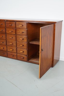 Vintage Mid-Century Dutch Mahogany Apothecary Cabinet-XO-1704061