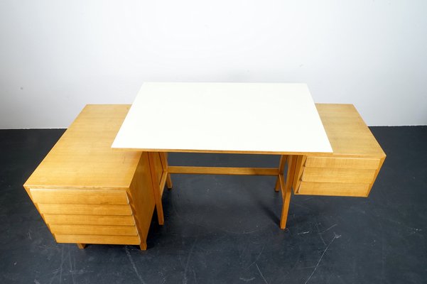 Vintage Mid-Century German Architects Desk, 1960s-CIP-1033038