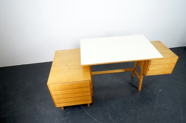 Vintage Mid-Century German Architects Desk, 1960s-CIP-1033038