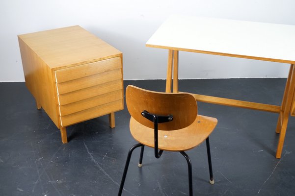 Vintage Mid-Century German Architects Desk, 1960s-CIP-1033038