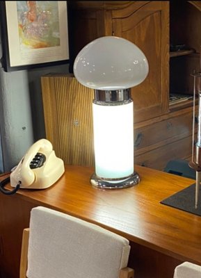 Vintage Mid Century Space Age Double Light Table Lamp Light-WUW-1816661