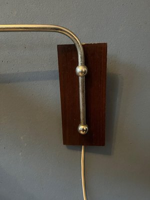 Vintage Mid-Century Wooden Wall Lamp-ZBK-1219225