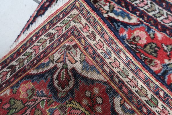 Vintage Middle Easterm Handmade Sarouk Rug 1960s-JZV-1703297