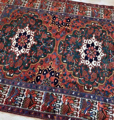 Vintage Middle Eastern Bakhtiari Rug, 1920s-JZV-1187563