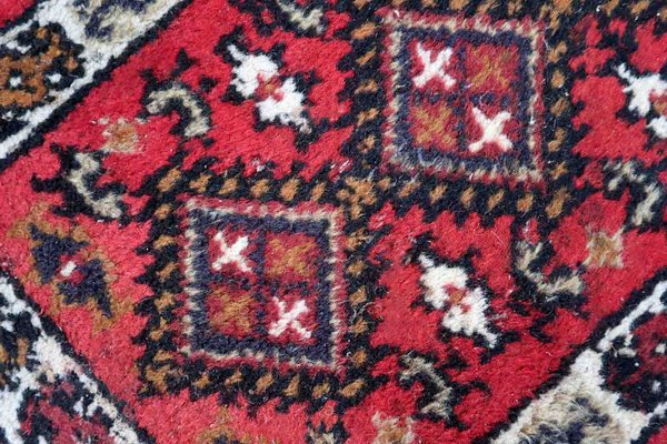 Vintage Middle Eastern Hamadan Mat, 1970s-JZV-1357256