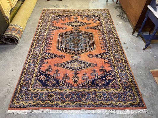 Vintage Middle Eastern Hand-Knotted Rug-NSG-2027453