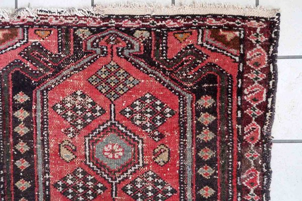 Vintage Middle Eastern Handmade Hamadan Rug, 1950s-JZV-1402792