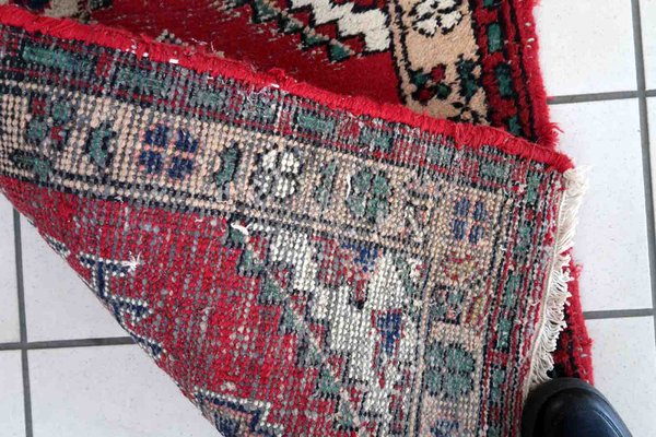 Vintage Middle Eastern Handmade Hamadan Rug, 1970s-JZV-1343691