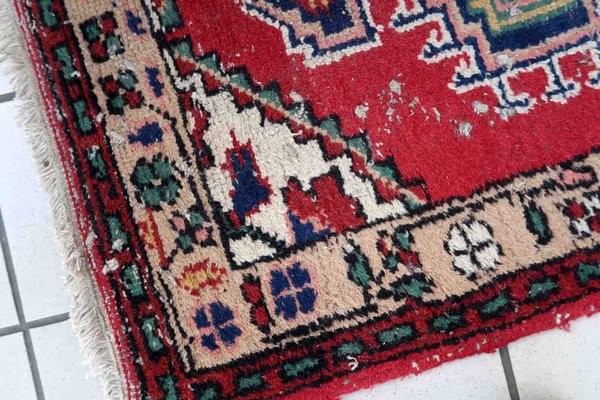 Vintage Middle Eastern Handmade Hamadan Rug, 1970s-JZV-1343691