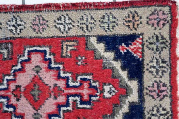 Vintage Middle Eastern Handmade Mat, 1970s-JZV-1357249