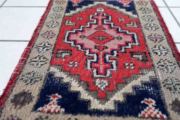 Vintage Middle Eastern Handmade Mat, 1970s-JZV-1357249