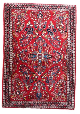 Vintage Middle Eastern Handmade Sarouk Rug, 1950s-JZV-1735202