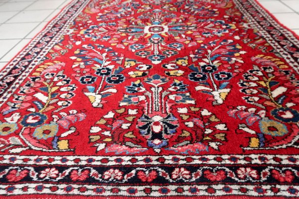 Vintage Middle Eastern Handmade Sarouk Rug, 1950s-JZV-1735202