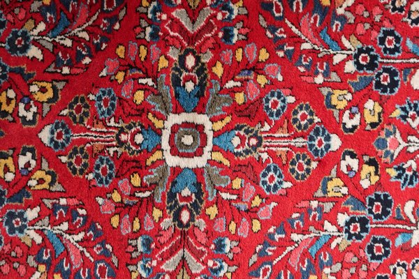 Vintage Middle Eastern Handmade Sarouk Rug, 1950s-JZV-1735202