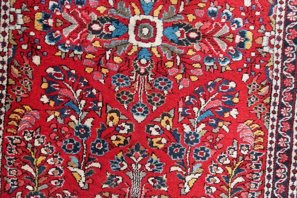 Vintage Middle Eastern Handmade Sarouk Rug, 1950s-JZV-1735202