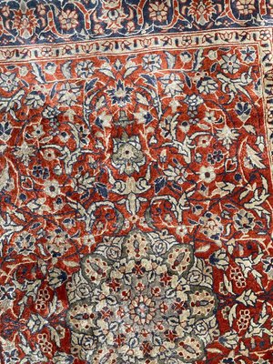 Vintage Middle Eastern Sino Rug in Fine Silk-YMM-1268967